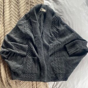 Cozy Charcoal Women's Cardigan